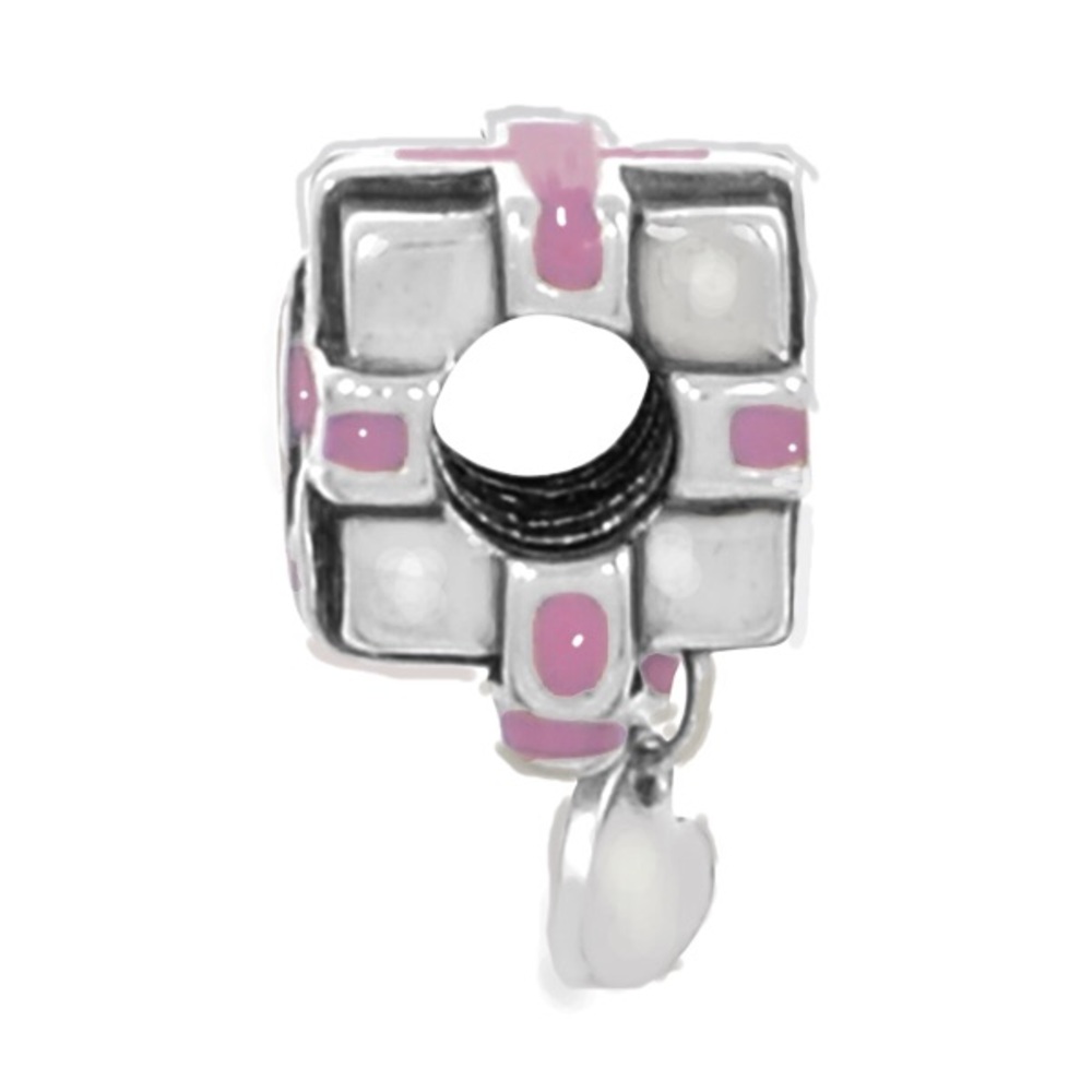 PANDORA All Wrapped Up in Pink Christmas  Charm - Picture 4 of 4